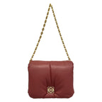 Loewe Shoulder Bag Puffa Goya Pink Chain