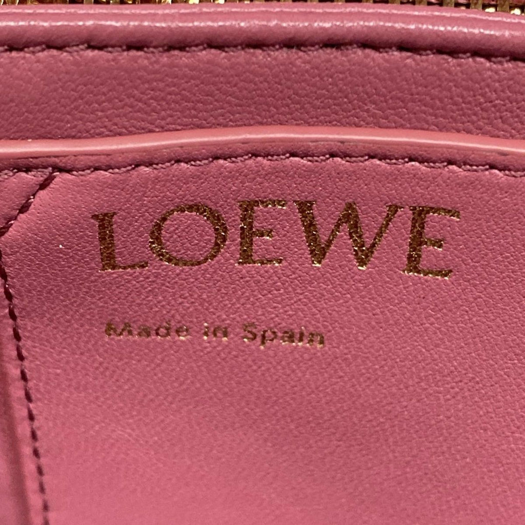 Loewe Shoulder Bag Puffa Goya Pink Chain — view 9