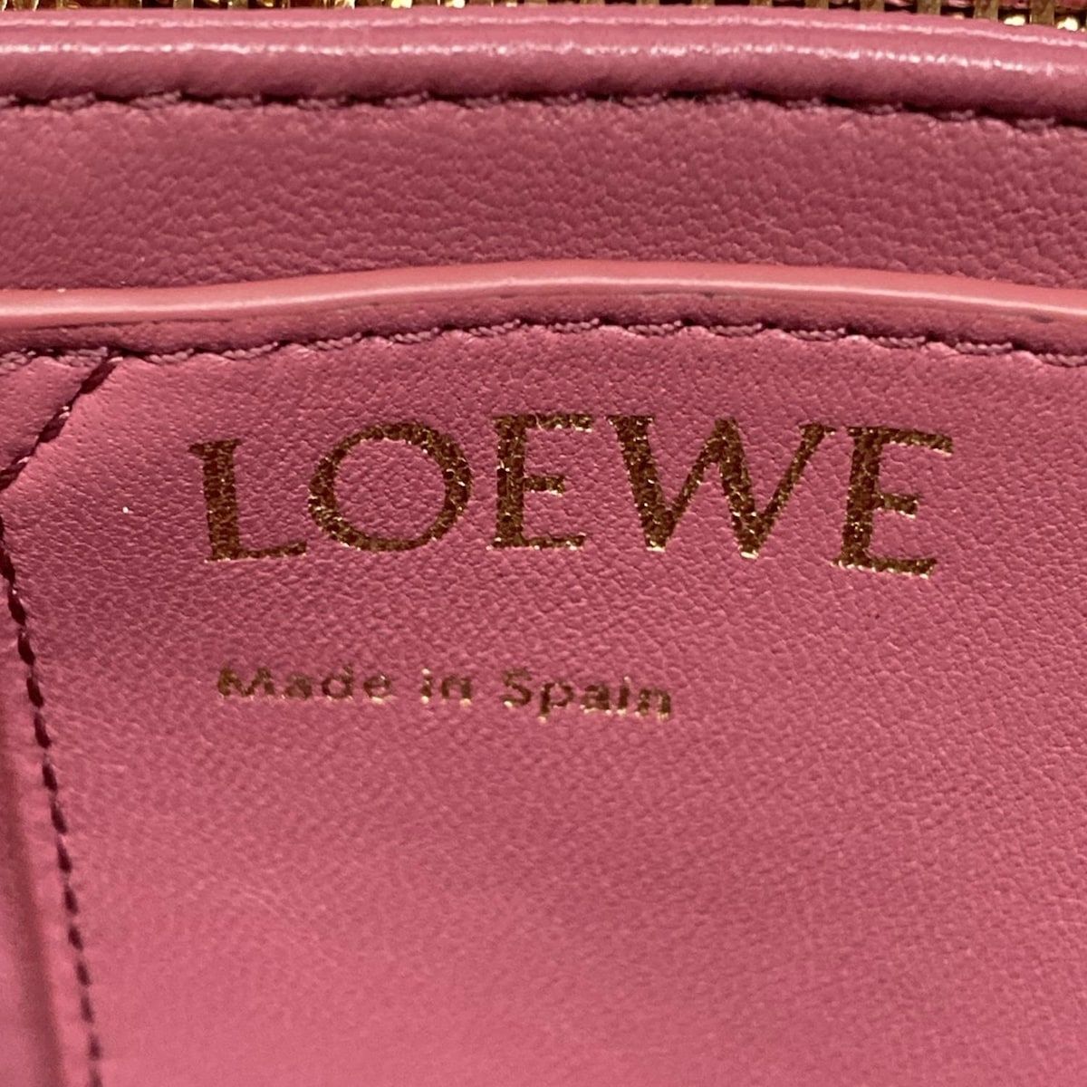 Loewe Shoulder Bag Puffa Goya Pink Chain — view 9