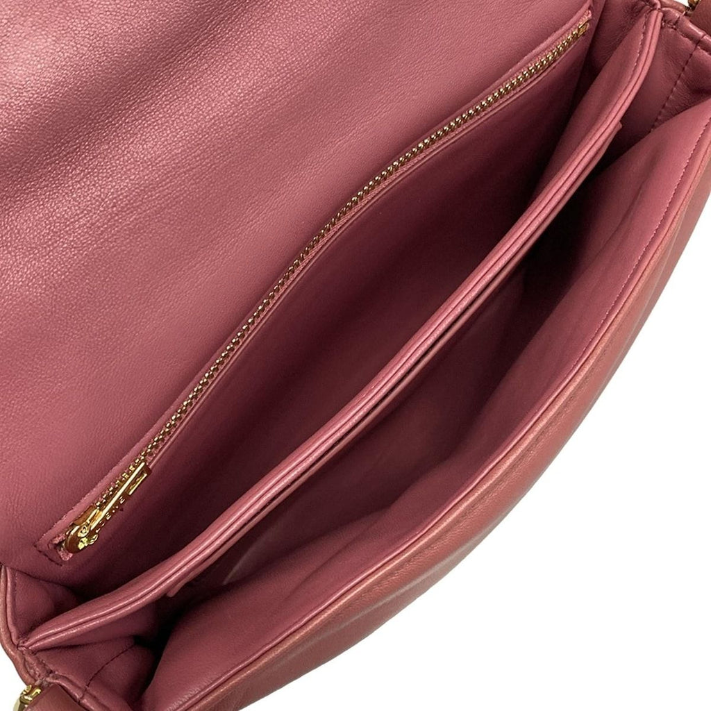 Loewe Shoulder Bag Puffa Goya Pink Chain — view 7