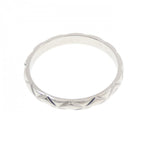 Chanel Quilted Ring Silver — view 3