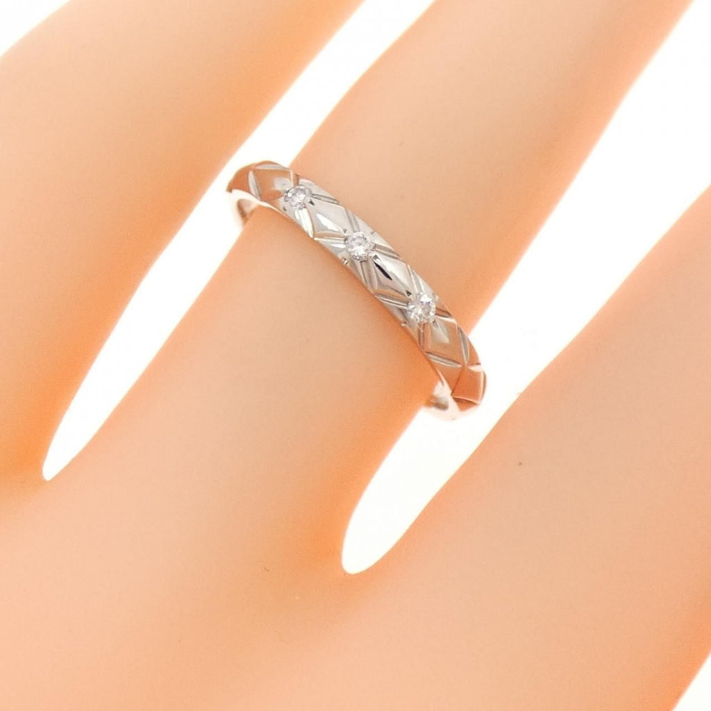 Chanel Quilted Ring Silver — view 5