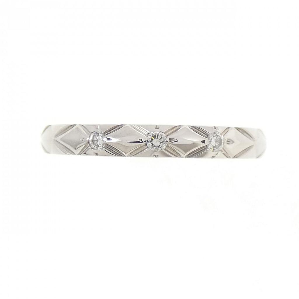Chanel Quilted Ring Silver — view 2