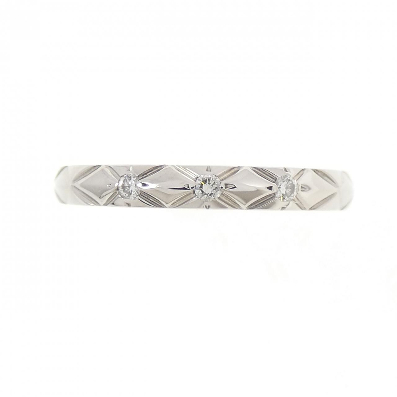 Chanel Quilted Ring Silver — view 2