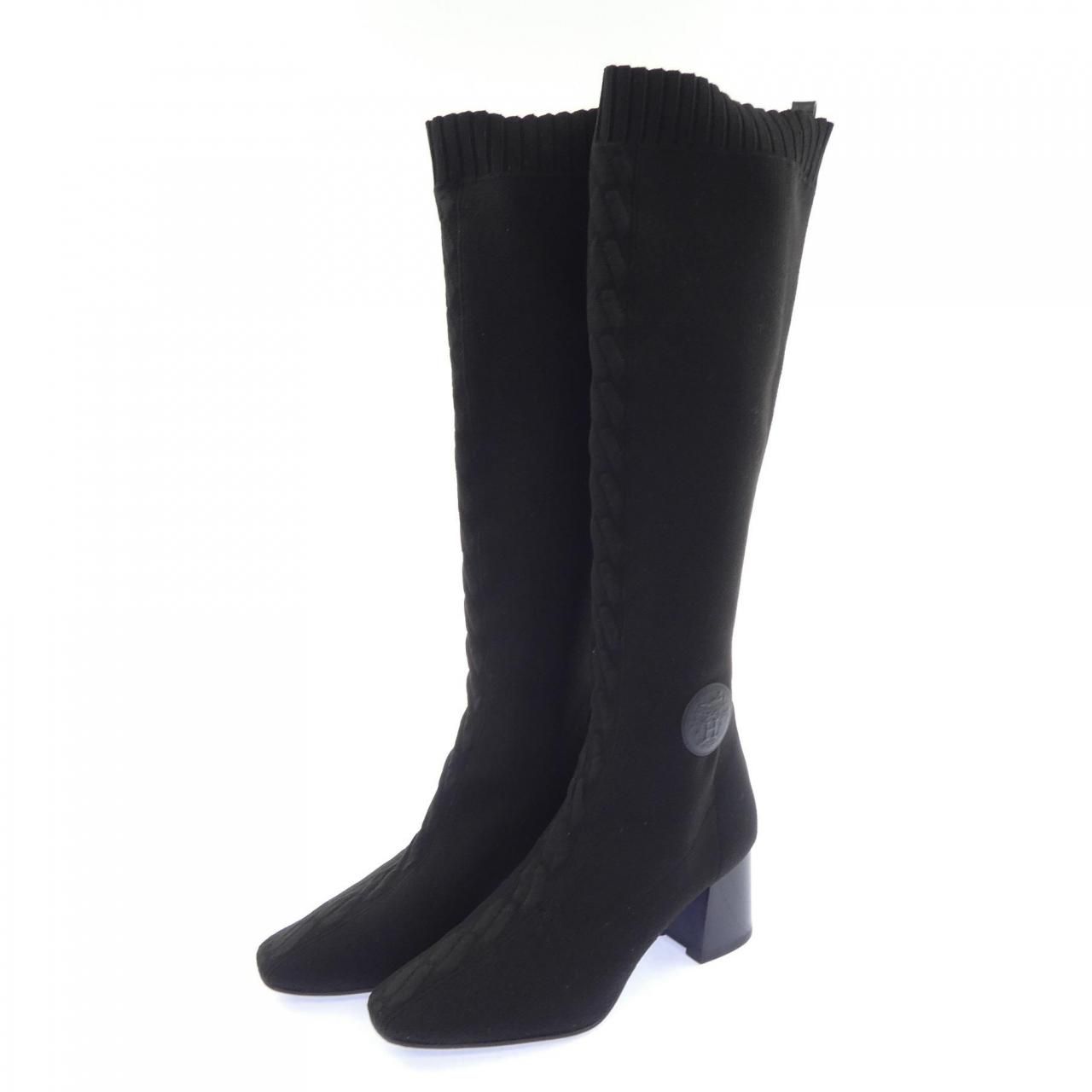 Hermes Fontaine Exlibris Click Se Nue Long Boots — view 3