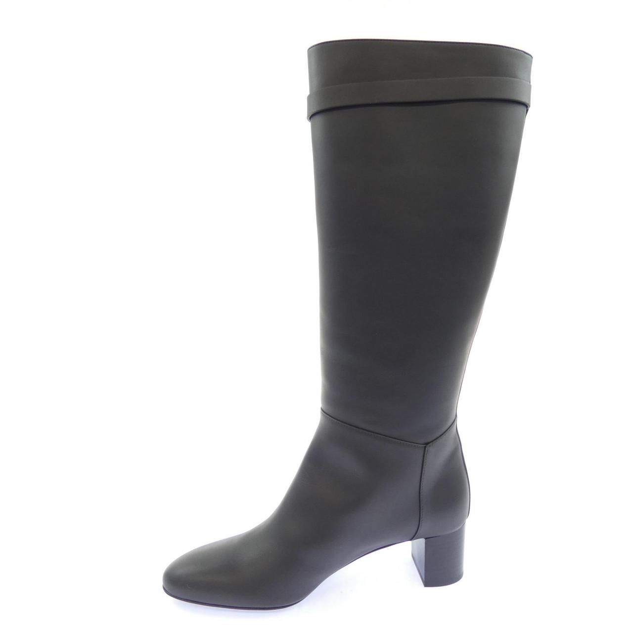 Hermes Kelly Buckle Long Boots — view 2