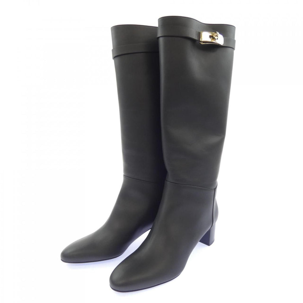 Hermes Kelly Buckle Long Boots — view 3