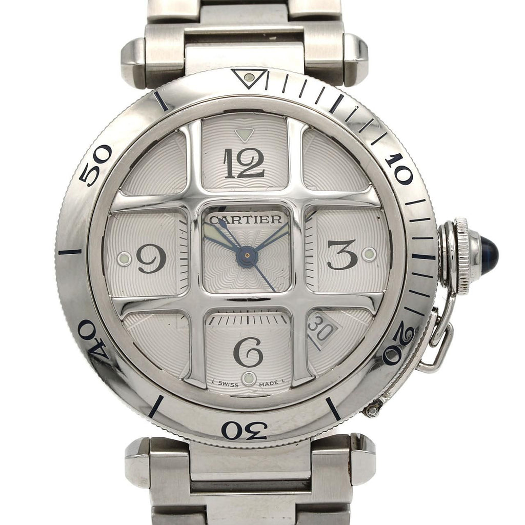 Cartier Pasha Grid Convex SS Automatic Winding Watch