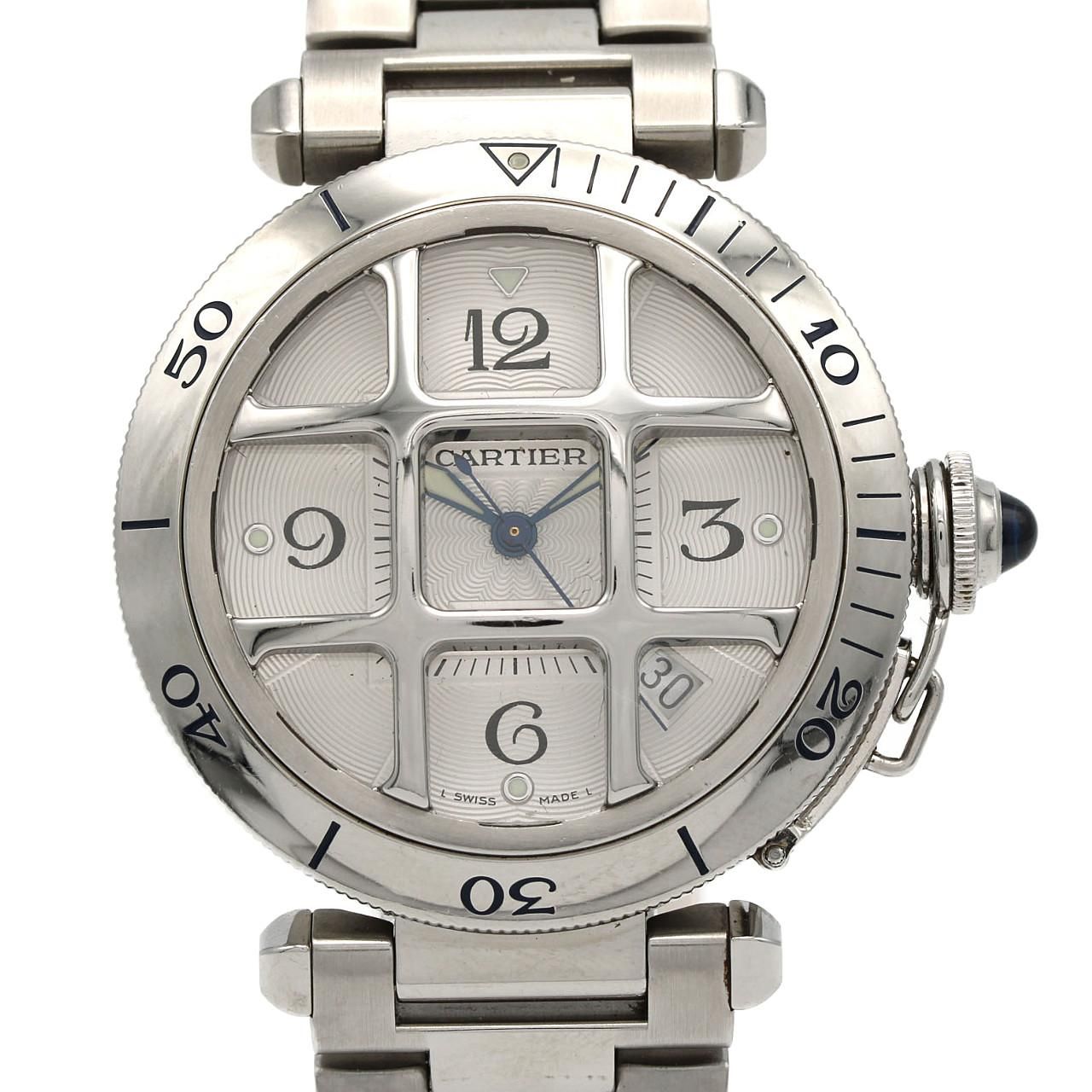 Cartier Pasha Grid Convex SS Automatic Winding Watch