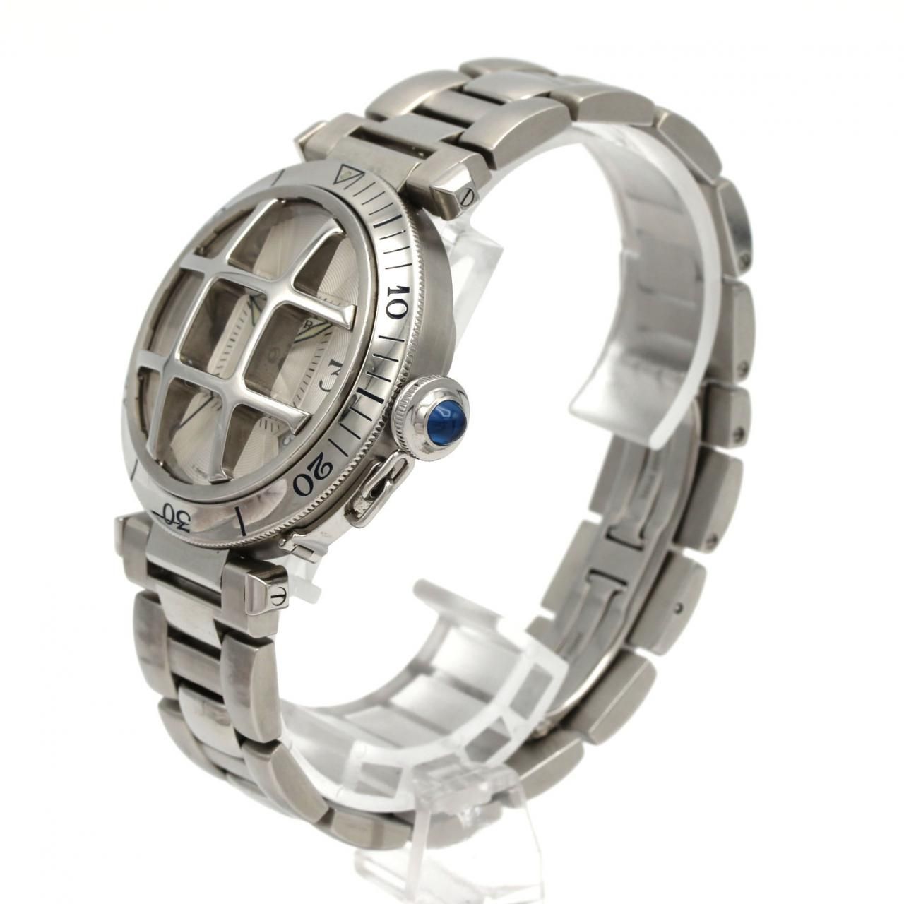 Cartier Pasha Grid Convex SS Automatic Winding Watch — view 2