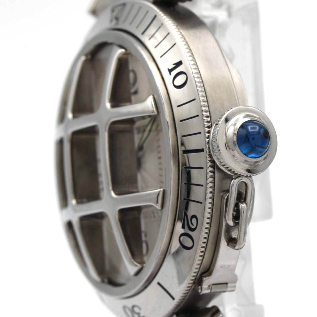 Cartier Pasha Grid Convex SS Automatic Winding Watch — view 3