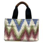 Loewe Tote Paula White Brown Multi Leather — view 3