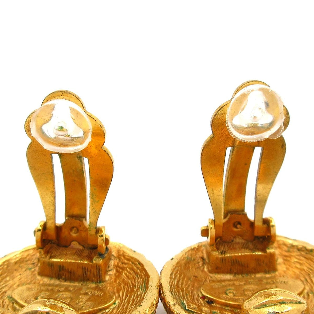 Chanel Earrings Gold — view 4