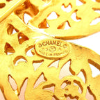 Chanel Brooch Gold Flower — view 3