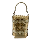 Dior Handbag Sahara Ivory Beige Basket Bag Leather — view 3