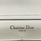 Dior Wallet White Chain Gold Studs Leather Shoulder — view 6