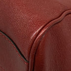 Gucci Handbag Top Handle Tote Red Cat Head Leather — view 6