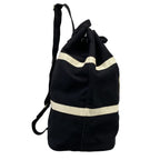 Saint Laurent Paris Shoulder Bag Rive Gauche Black Gold Ivory Leather — view 2