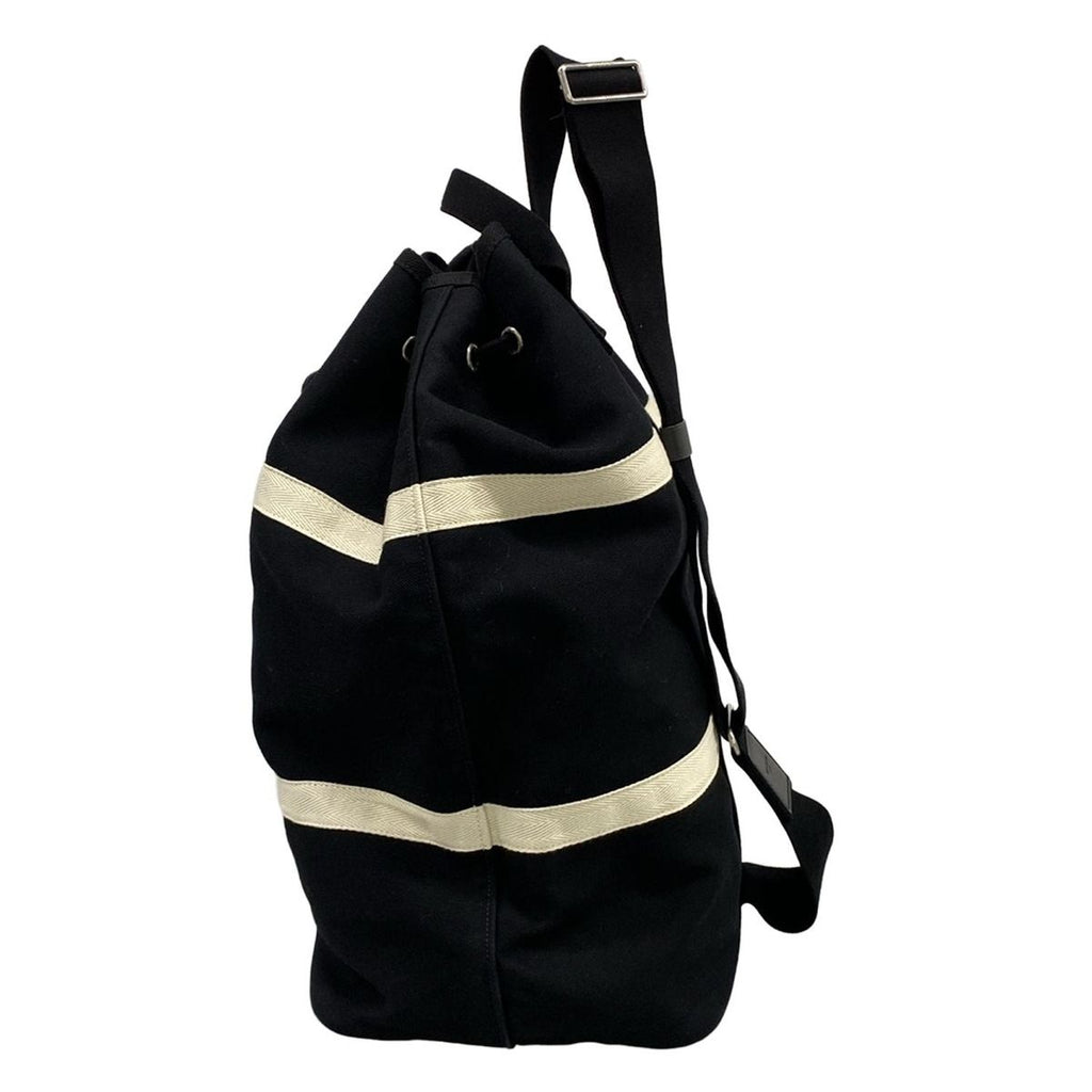 Saint Laurent Paris Shoulder Bag Rive Gauche Black Gold Ivory Leather — view 4