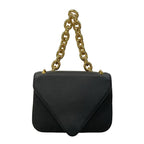 Bottega Veneta Handbag Mount Black Chain Handle Leather