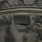 Gucci Shoulder Bag Guccissima Line Black Leather — view 8