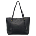 Prada Tote Black Logo Leather