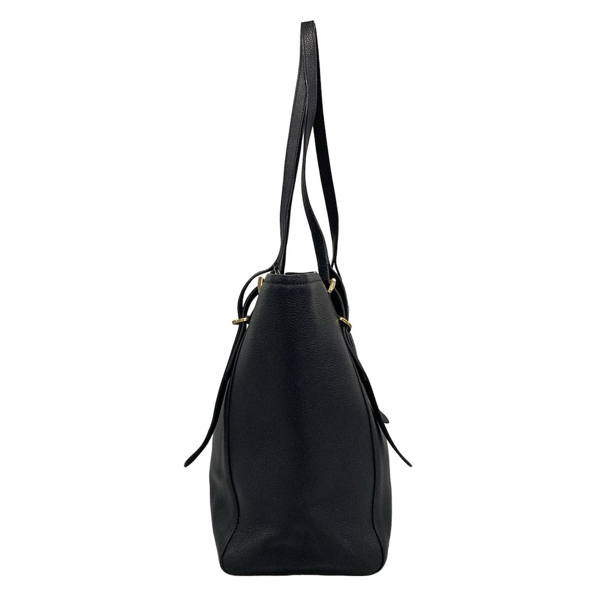 Prada Tote Black Logo Leather — view 2