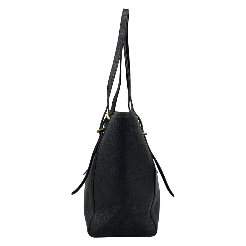 Prada Tote Black Logo Leather — view 4