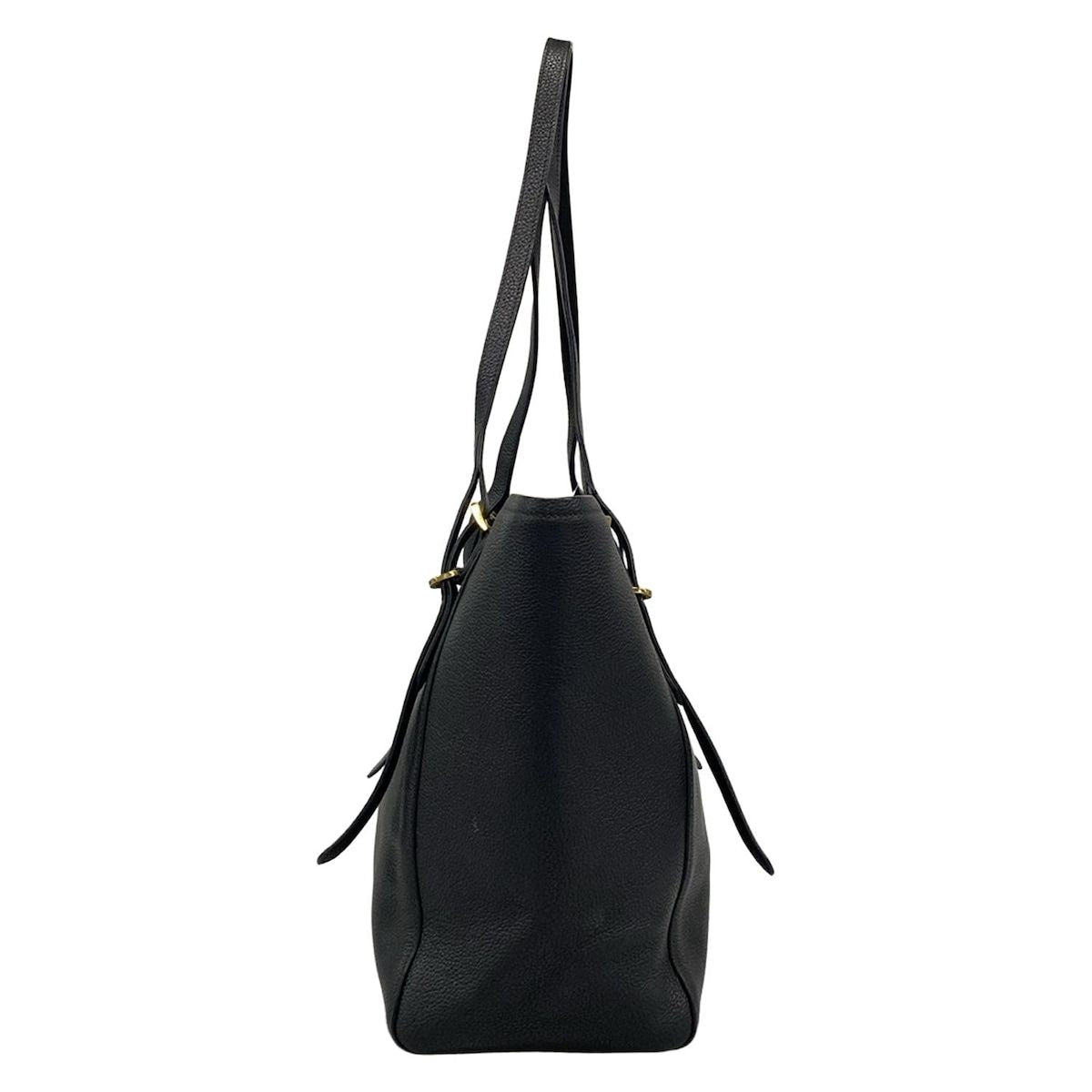 Prada Tote Black Logo Leather — view 4