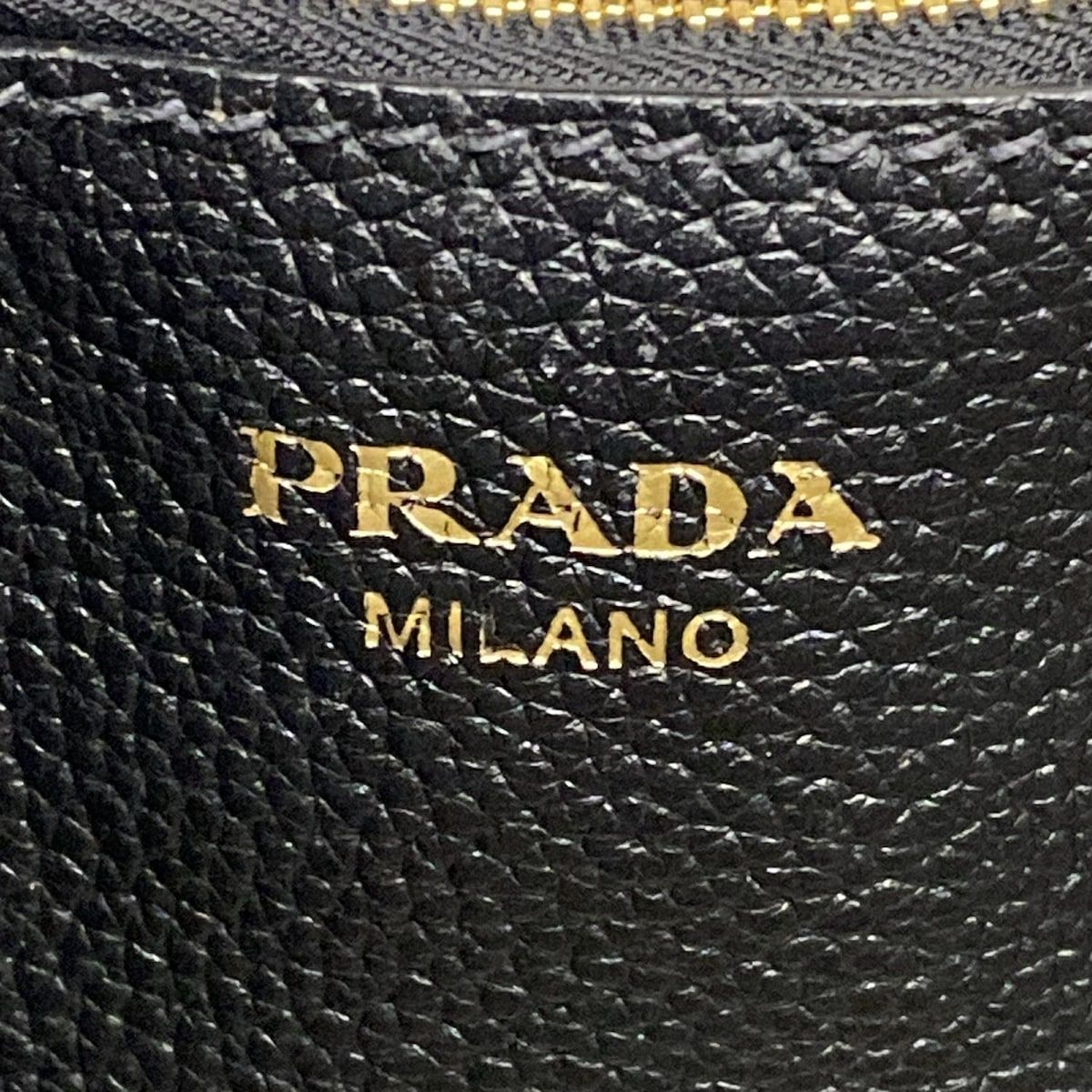 Prada Tote Black Logo Leather — view 8