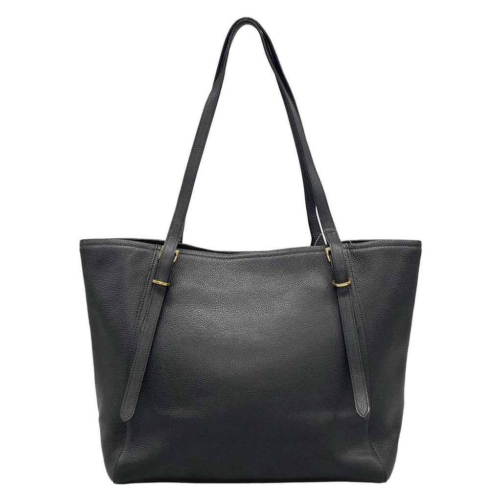 Prada Tote Black Logo Leather — view 3