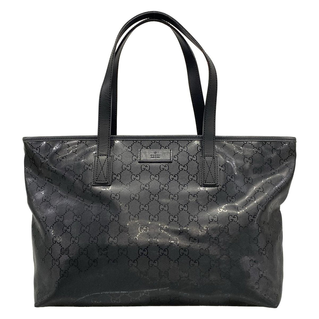 Gucci Shoulder Bag Imprime Black Leather