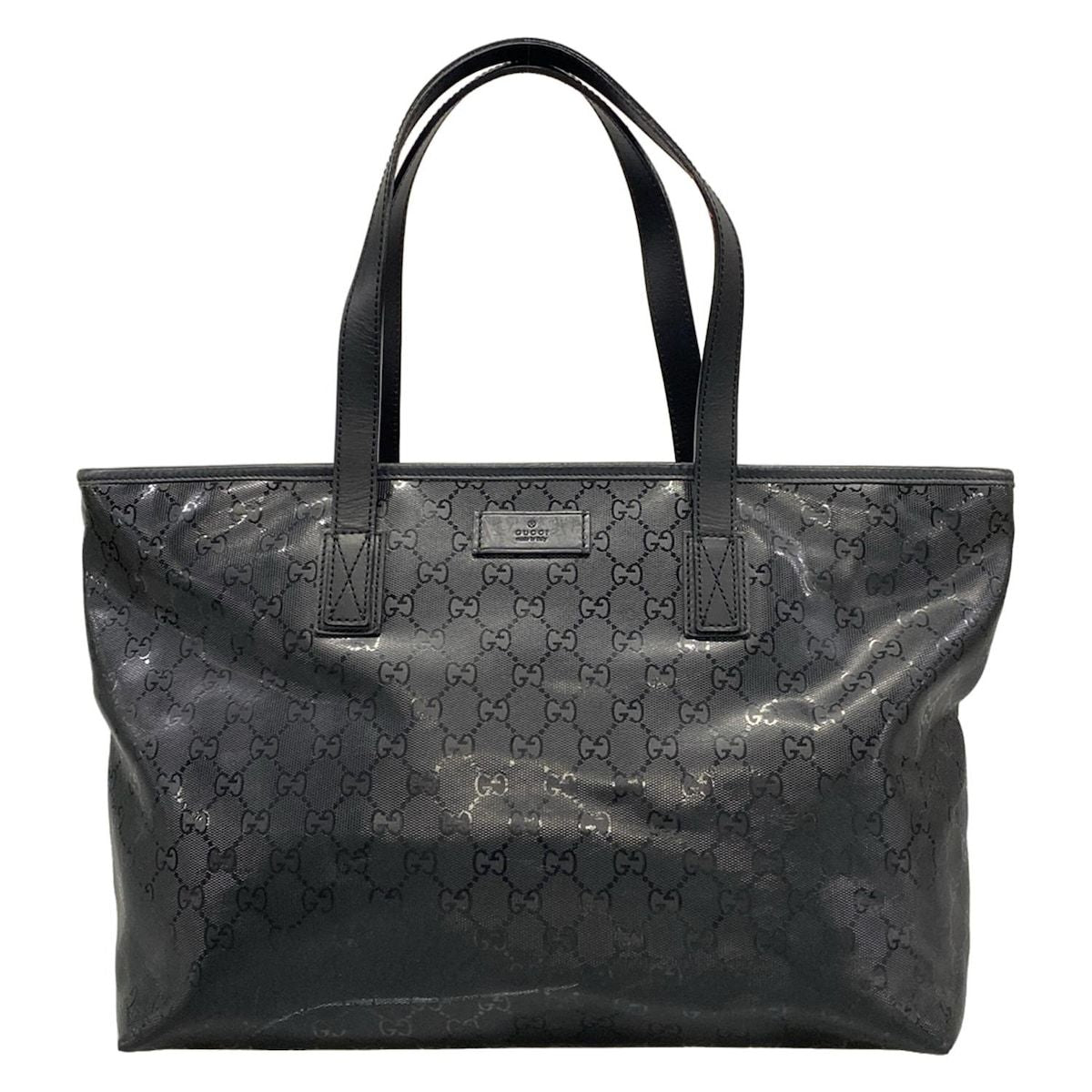 Gucci Shoulder Bag Imprime Black Leather