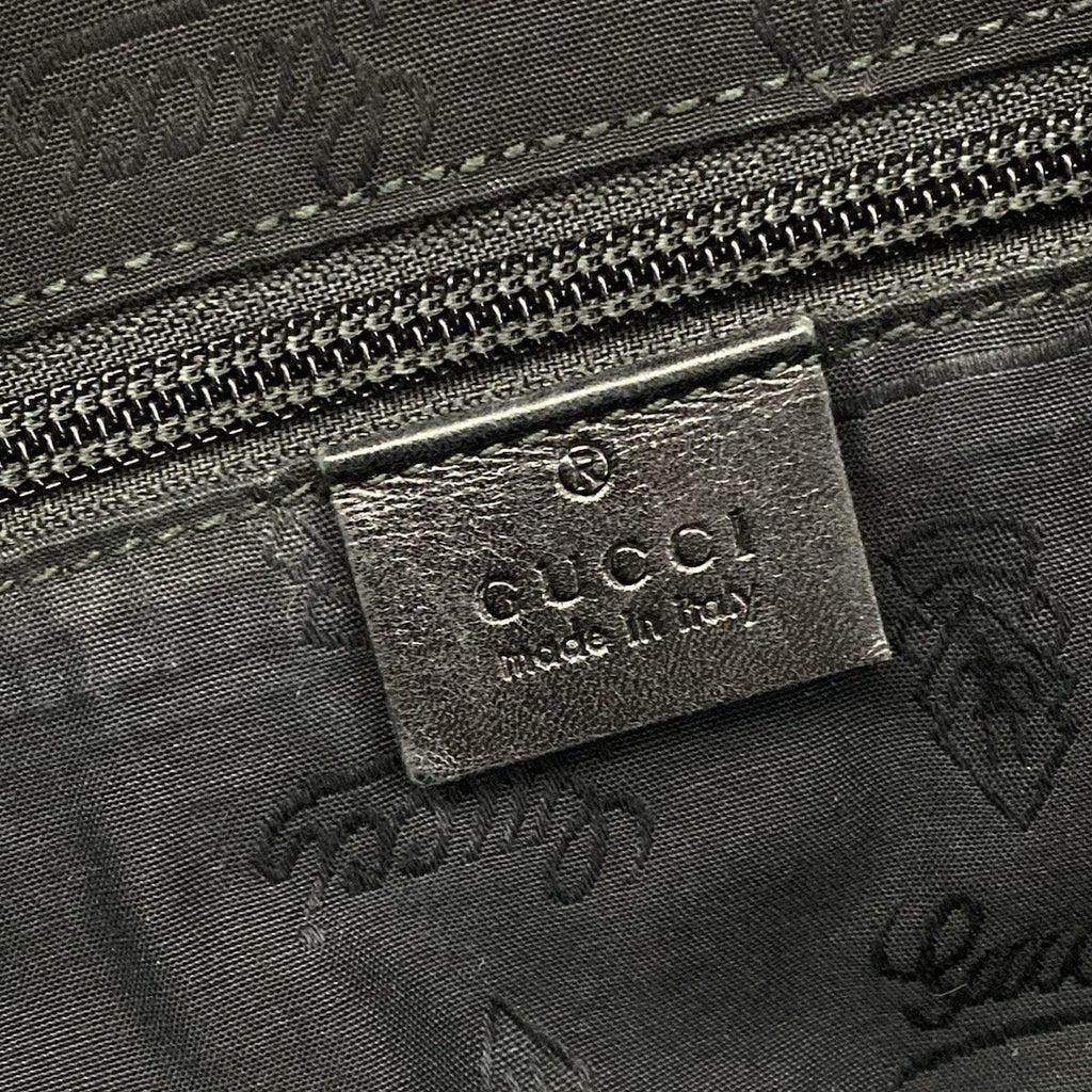 Gucci Shoulder Bag Imprime Black Leather — view 9