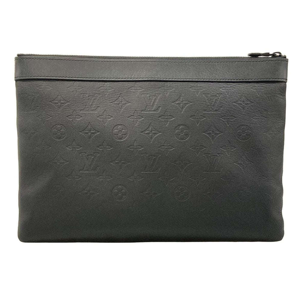 Louis Vuitton Clutch Monogram Shadow Pochette Discovery Leather — view 3