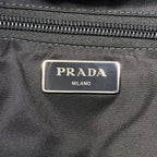 Prada Backpack Dark Green Black Multi — view 9