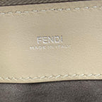 Fendi Handbagcom Gray Beige Leather Handbag — view 9