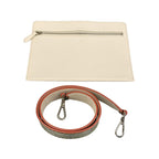 Fendi Handbagcom Gray Beige Leather Handbag — view 8