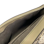Fendi Handbagcom Gray Beige Leather Handbag — view 7