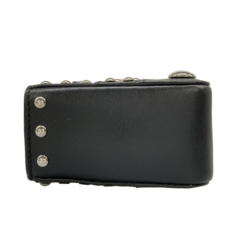 Prada Case Black Studded Leather Vanity — view 9