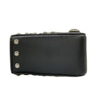 Prada Case Black Studded Leather Vanity — view 9