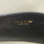 Gucci Handbag Horsebit Black White Adidas Collaboration Leather — view 9
