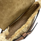 Loewe Shoulder Bag Gate Small Natural Brown Leather — view 7