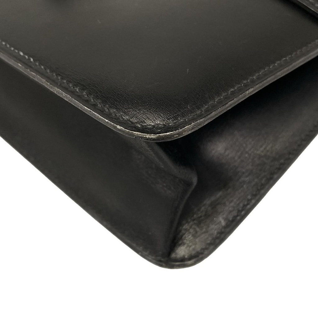 Hermes Shoulder Bag Sandrine Black Gold — view 6