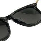 Gucci Sunglasses Wellington Black Gold Dark Brown Eyewear — view 6