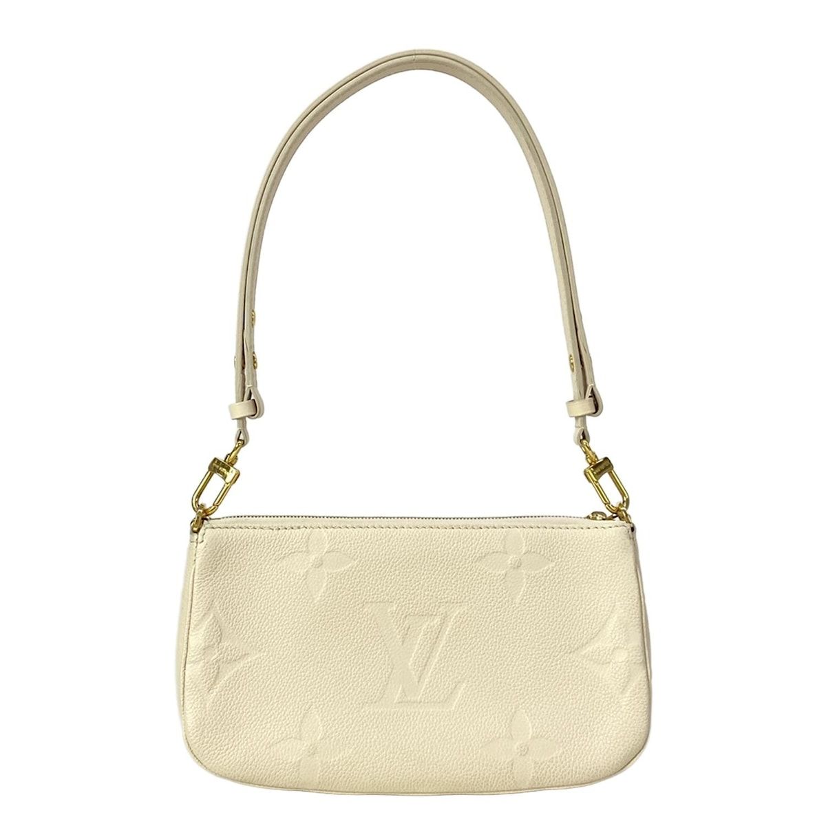 Louis Vuitton Shoulder Bag Monogram Empreinte Multi Pochette Cream Leather — view 3