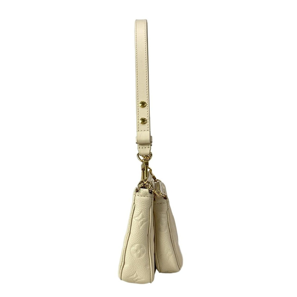 Louis Vuitton Shoulder Bag Monogram Empreinte Multi Pochette Cream Leather — view 2