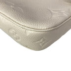Louis Vuitton Shoulder Bag Monogram Empreinte Multi Pochette Cream Leather — view 9