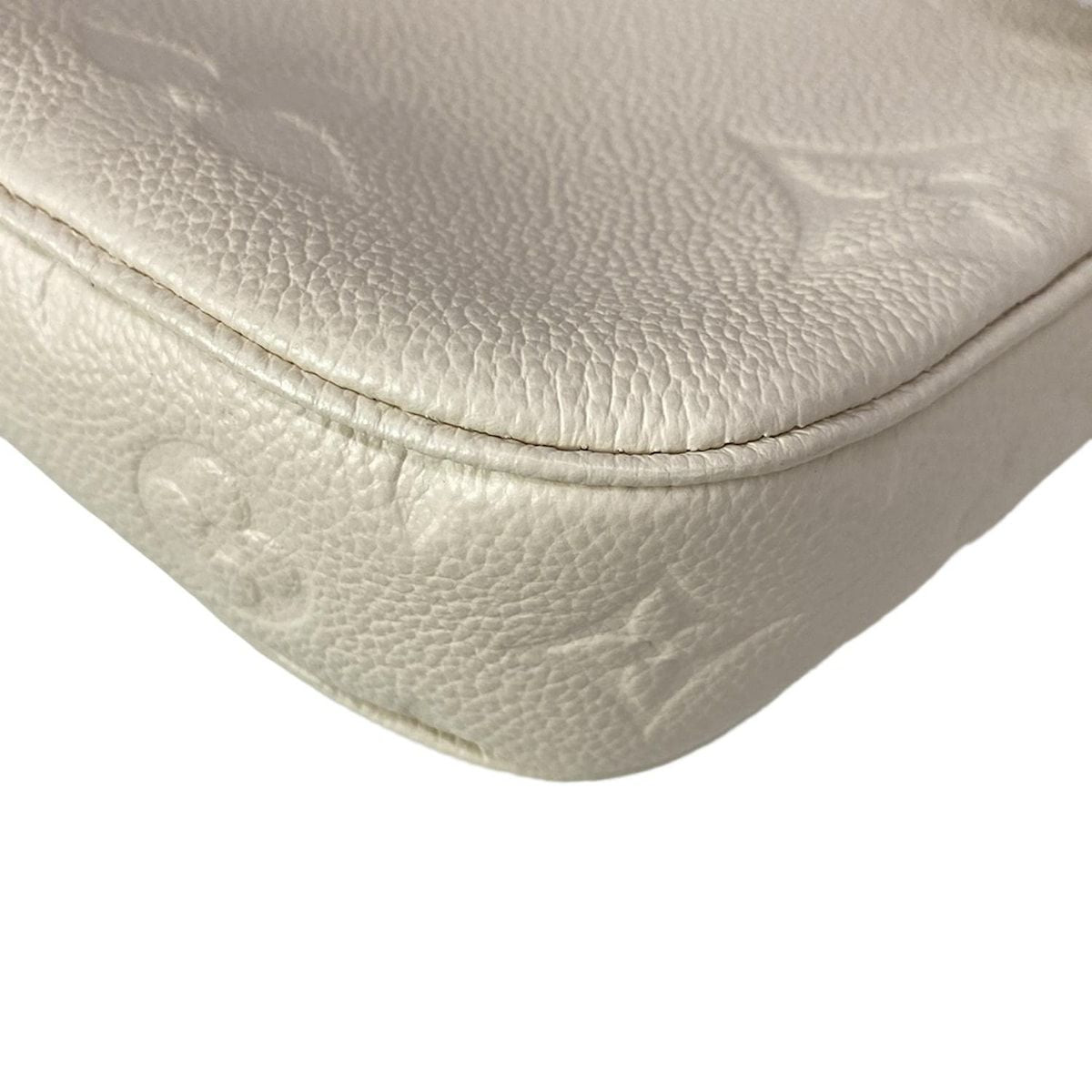 Louis Vuitton Shoulder Bag Monogram Empreinte Multi Pochette Cream Leather — view 9