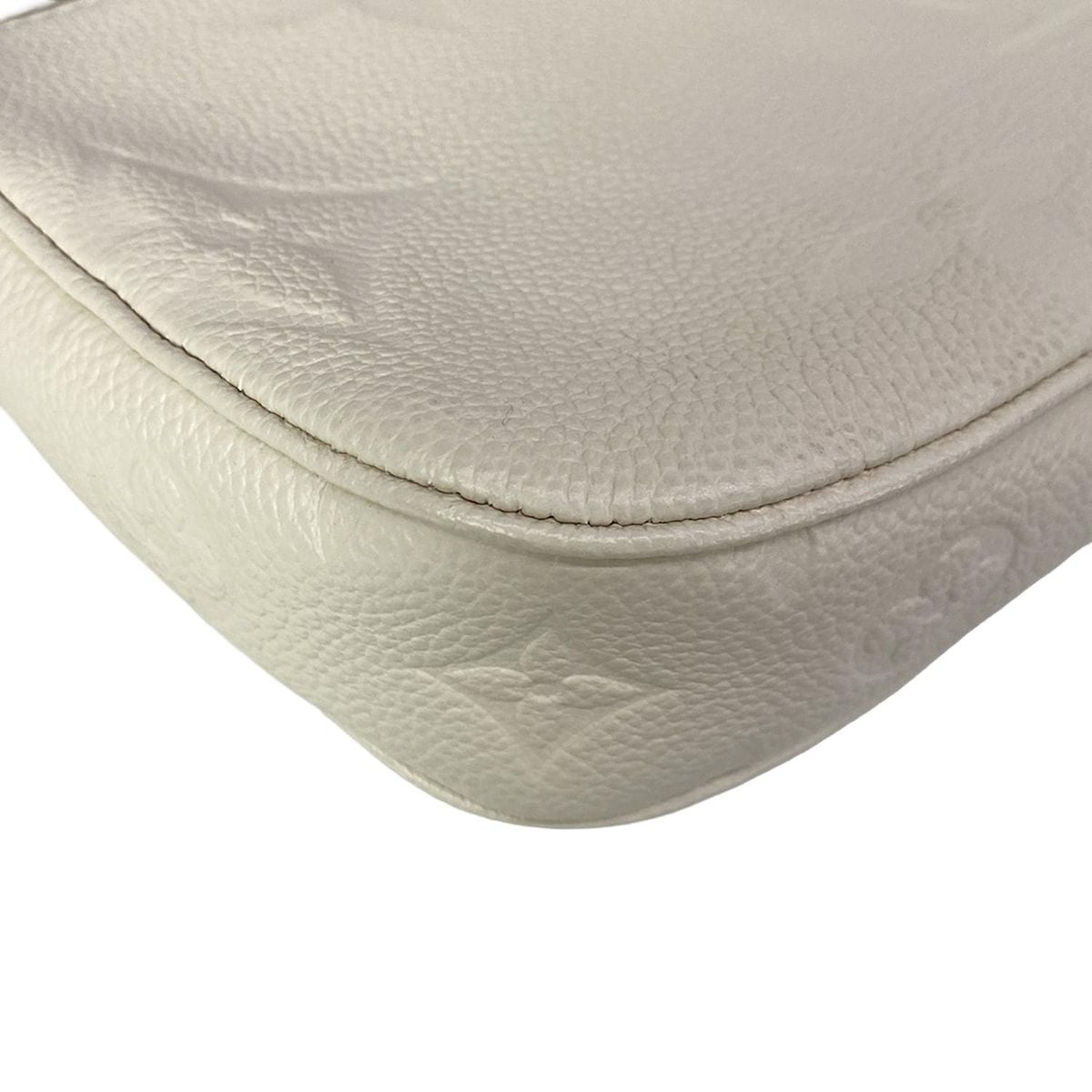 Louis Vuitton Shoulder Bag Monogram Empreinte Multi Pochette Cream Leather — view 8